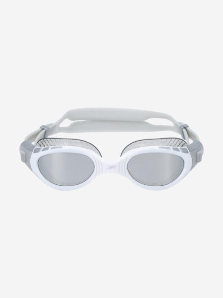 Очки для плавания Speedo Futura Biofuse Flexiseal Dual Mirror (зеркальные; серый/белый/серебряный)
